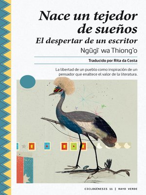 cover image of Nace un tejedor de sueños